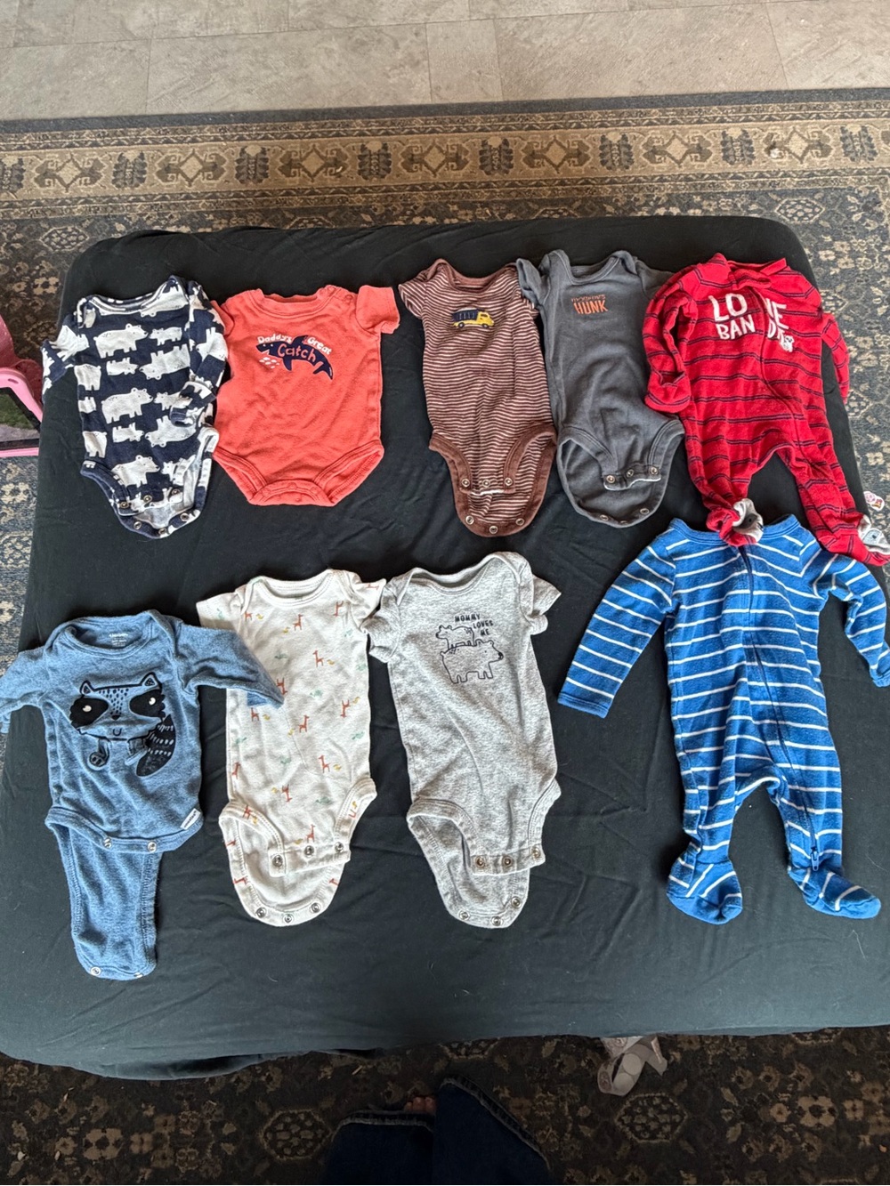 Newborn Boys Bundle Baby Bodysuit Good-Excellent Condition